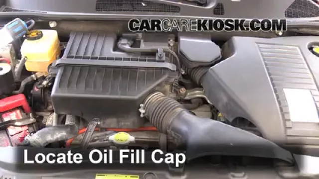 2009 Toyota Highlander Hybrid Limited 3.3L V6 Aceite Agregar aceite